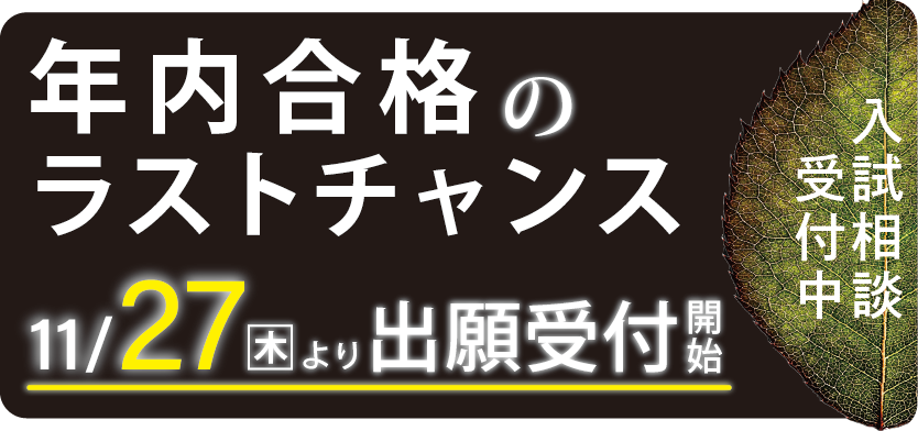 11/27出願受付開始