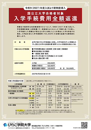 入学金返還制度